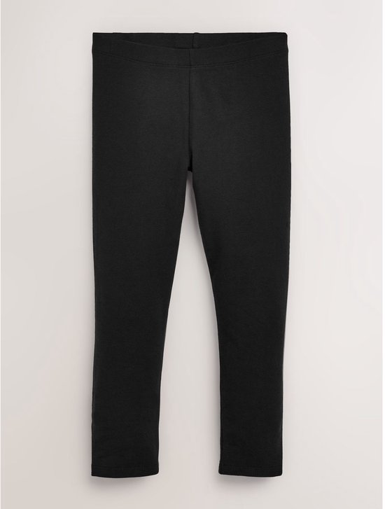 Zwarte legging met elastische tailleband.