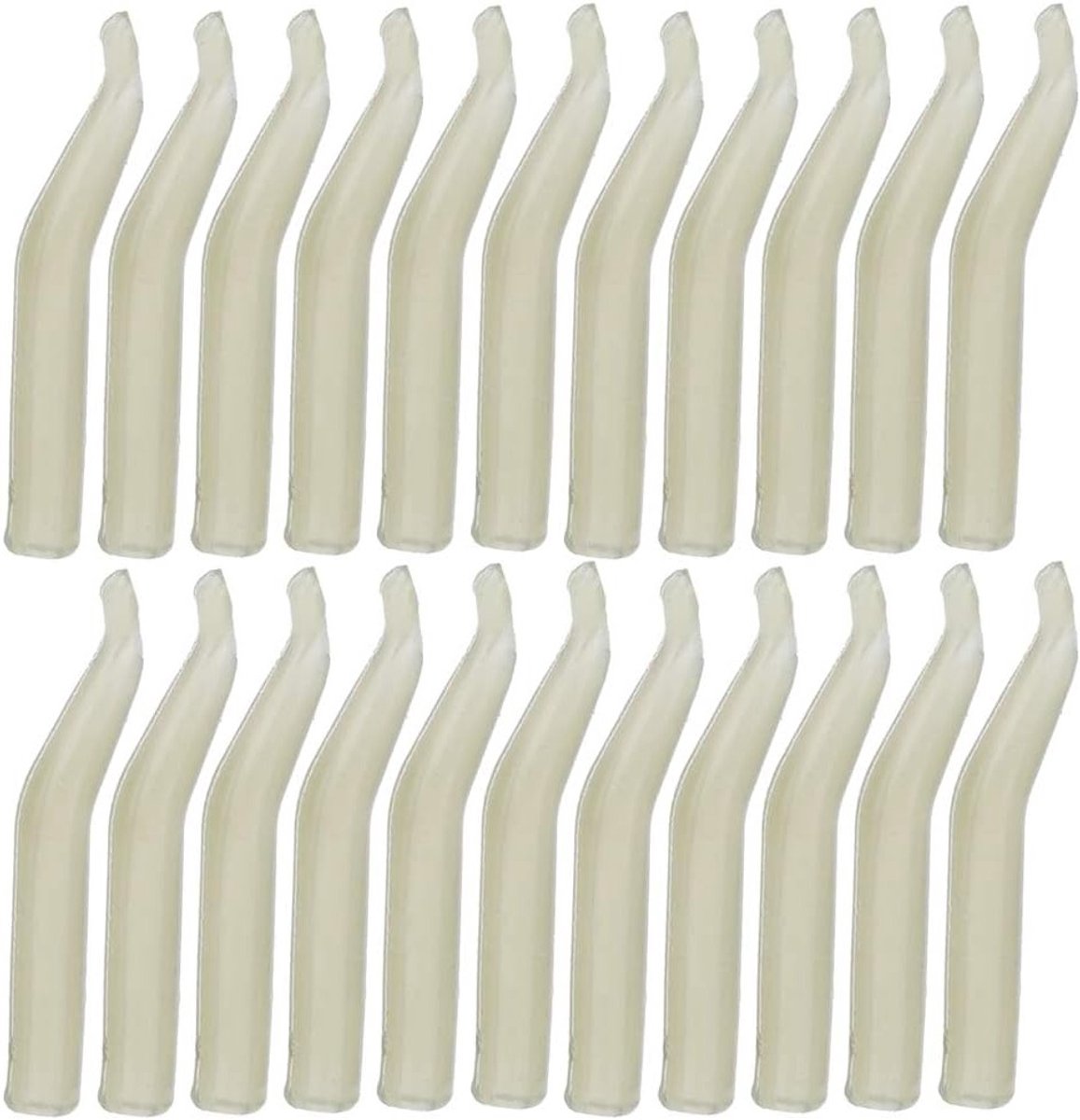100 Stuks Anti Tangle Sleeves voor Karpervissen, 20mm PE Anti Tangling Lijn, Lichtgroen Vissaccessoire voor Efficiënt Aas en Onderlijnbeheer