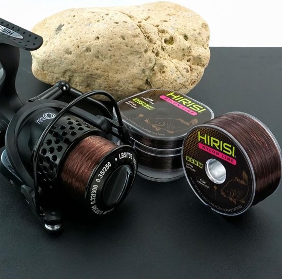 Vislijn Nylon Cord - Monofilament Lijn - Vissen Vangen - Japans Monofilament Nylon - 700m 2 stuks - Groen Bruin — afbeelding 5
