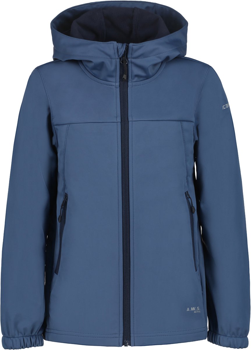 Icepeak Kline Jr Jas Kinderen Ongevoerde softshell Blauw