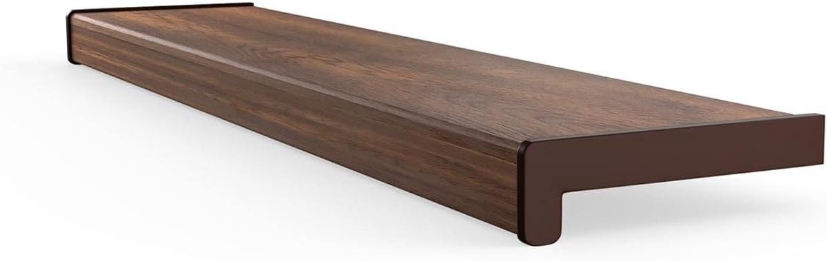 Vensterbank PVC - Binnenplint Vensterbank - Woonkamer Decoratie - Krasbestendig - 25 cm x 170 cm - Walnoot