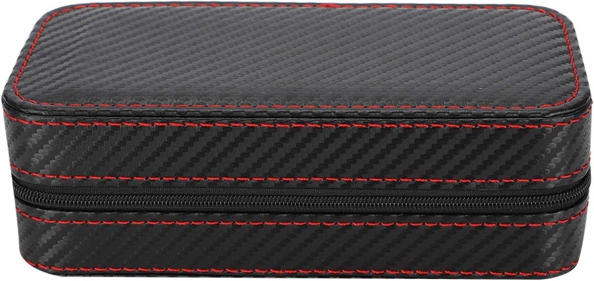 2-lagen horloge organizer met opbergruimte voor horloges en sieraden, perfect voor thuisgebruik