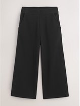 Next - Meisjes - Broek van tricotstof met wijde pijpen - Zwart