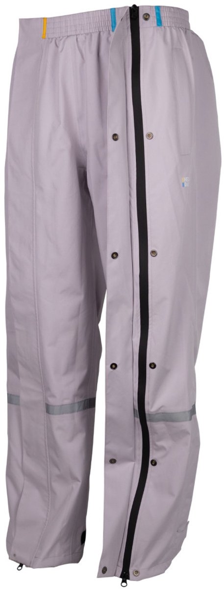 Licht roze regenbroek met volledige rits van Hello Rain S