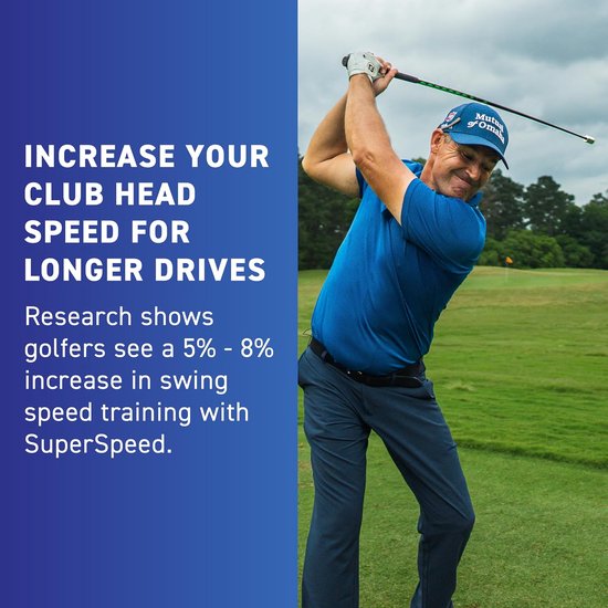 Golf Swing Trainer - Snelheidssysteem Golf - Club Snelheid Verhoging - Gebruikt door Tour Pros - 3 Gewogen Clubs van GOLF — afbeelding 4