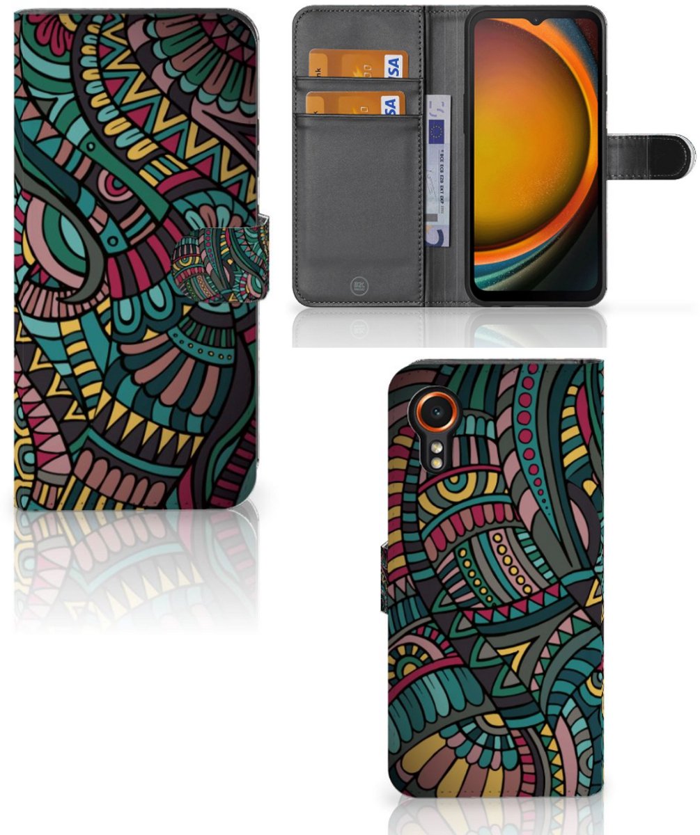 Samsung Galaxy Xcover 7 Telefoon Hoesje Aztec