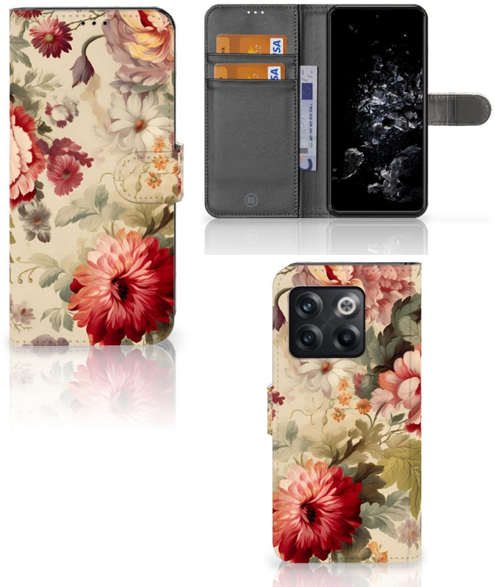 Hoesje voor OnePlus 10T Bloemen