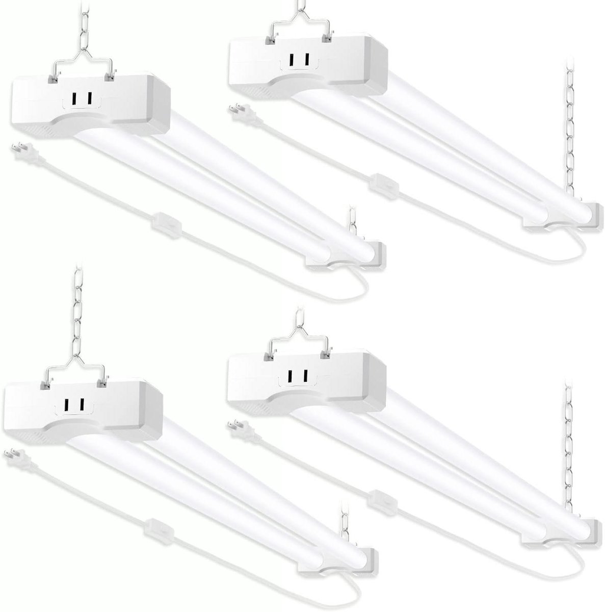 LED Shop Light - Werkplaatsverlichting Garage - Verlichten van Werkruimtes - Koppelbaar tot 4 Lampen - 120 cm 40W - Wit