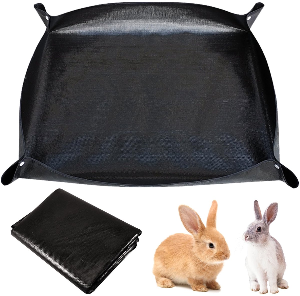 MTTproducts- Speelmat Waterdicht 150 x 100 cm - Wasbare Pads - Antislip - Voor Konijnen/Fretten - Dierenmat - 1 Stuk