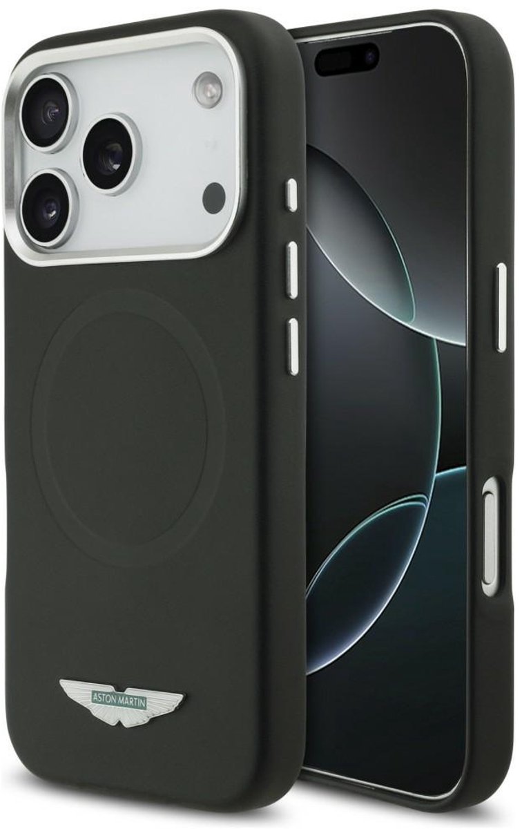 Aston Martin Hc Fw Logo Hoesje Voor Iphone 17 Pro Magsafe Met Schermbescherming