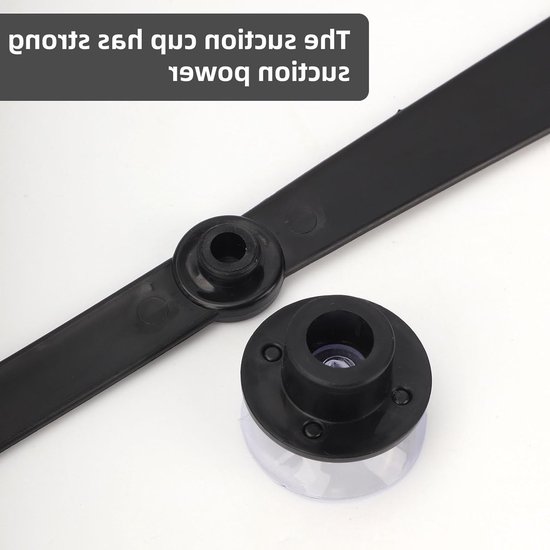 Grote Pijl Spinner 2Pc - Zwart Rood - Afneembaar Kunststof - Voor Spelletjes en Feestjes - ShopVlot — afbeelding 2