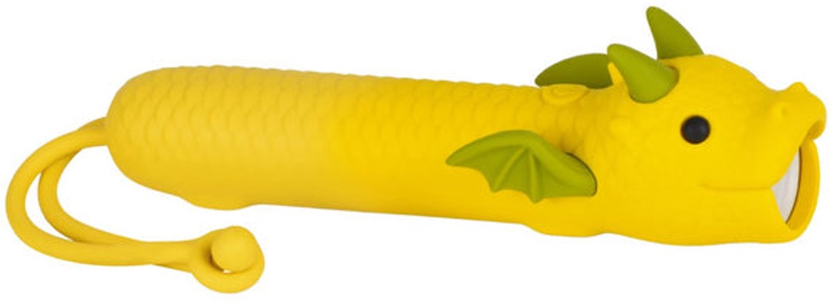 Rabbit & Friends Draco Kinder Zaklamp – Siliconen Draak – Oplaadbaar USB-C – Dimbaar – Groen – Kinderlamp / Nachtlampje