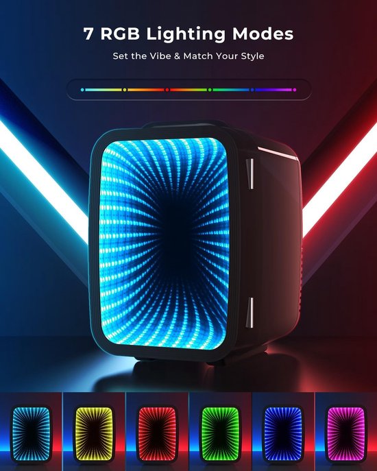 Mini Koelkast 4L - 6 Blikjes - RGB Verlichting - Koelen & Warmhouden - Stil 25 dB - 220V/12V - Voor Gaming, Kantoor en Auto van MINI — afbeelding 4