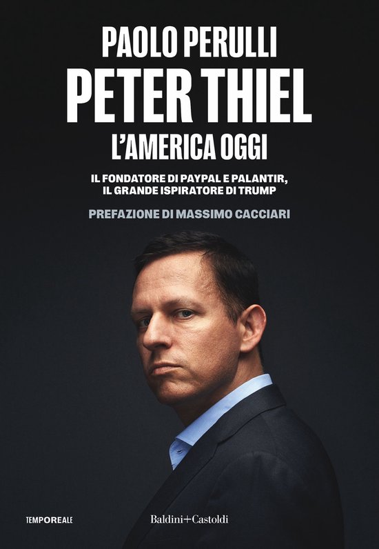 Peter Thiel, l'America oggi - cover