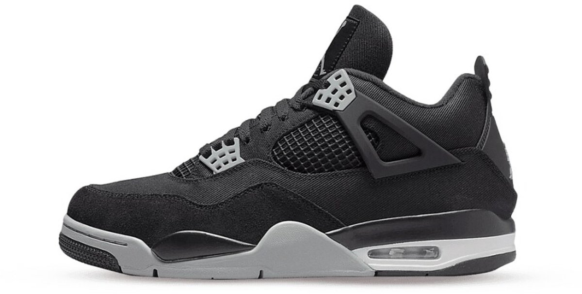 Jordan 4 Retro SE Black Canvas