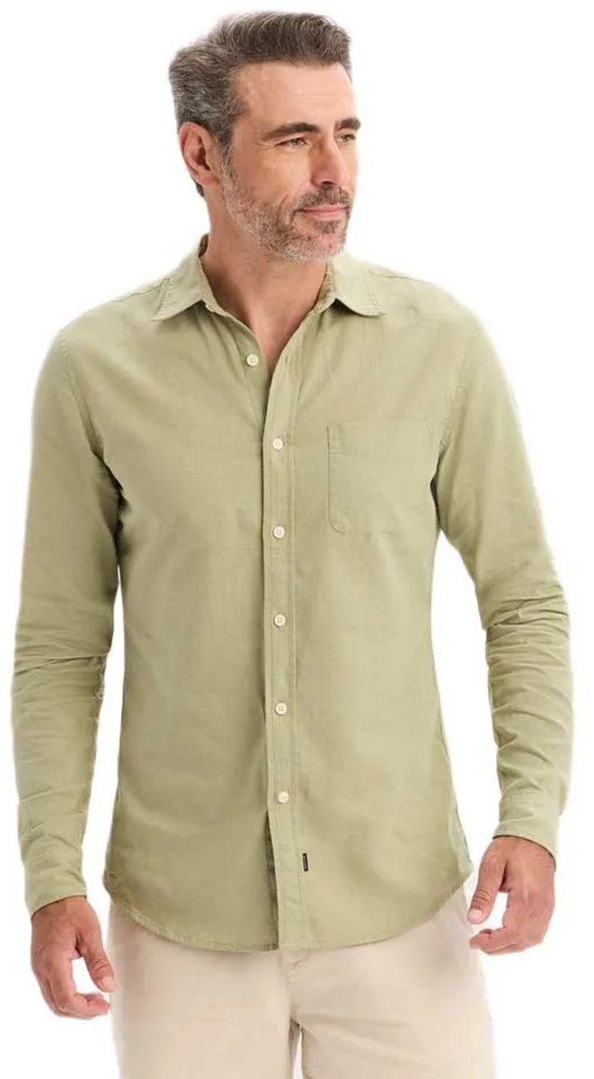 Dockers Slim Original Overhemd Met Lange Mouwen Groen 2XL Man