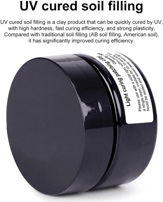 Licht Uithardende Putty - Reparatie Vulstof - Ambachten en Reparaties - Snelle Stolling - 50G Kit - Niet gespecificeerd — afbeelding 5