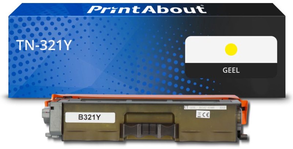 Brother TN-321Y toner geel Huismerk