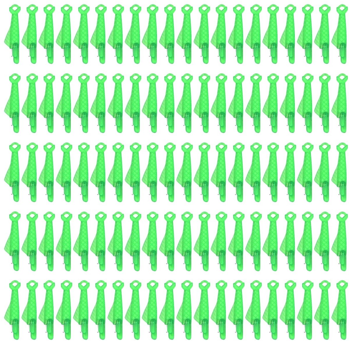 Dailygoods- Draadsnijders 100 Stuks - Creatieve Styling Threaders - Kunststof Naaigerief - Duurzaam ABS - 3 cm Lang - Groene Kleur - Naaigerei
