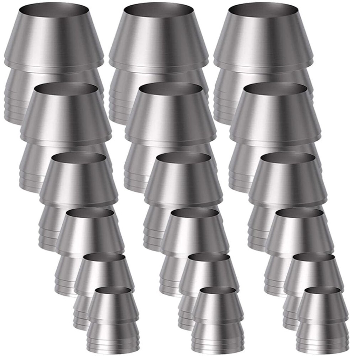 Dailygoods- Bijlen Set - 18 Stuks - Hamerwiggen/Bevestiging - Robuust/IJzer - Compact - Voor Houtbewerkers/Bouwvakkers - Comfortabel Werk