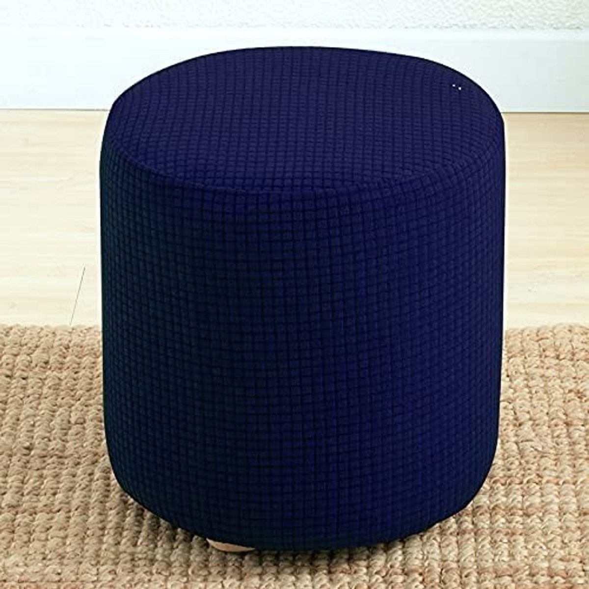 Dailygoods- Krukhoes Cilinderstijl - Zachte Stretch Hoes - Antislip Bescherming - Diameter 30-34 cm - Premium Jacquard Materiaal - Voor Binnen/Buiten Gebruik - Stoelhoes