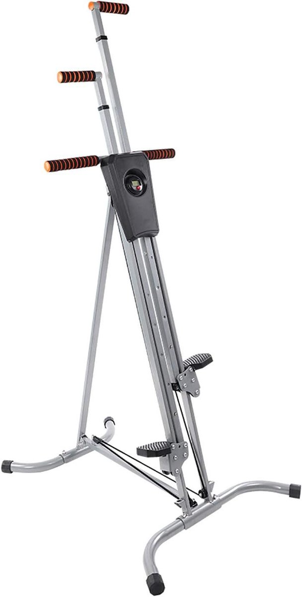 Verticale Climber - Cardio Machine - Full Body Training - Opvouwbaar Ontwerp - Tot 150 kg - Zwart