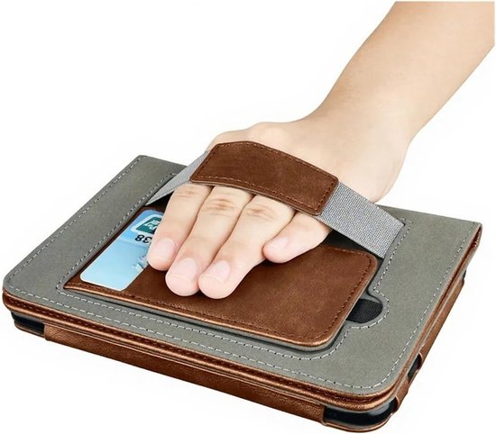 Hoesje compatibel met Kobo Clara Colour/Color 6" eReader 2024 N367, Smart Cover met handriem, standaard met automatische slaapstand en beschermhoes(Dark Blue) van Hoesje  — afbeelding 3
