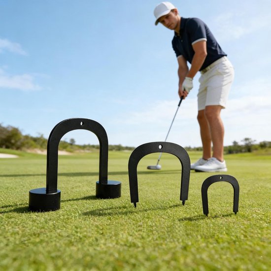 Putting Gate - Golf Trainer - Nauwkeurigheid Verbeteren - Verstelbaar Poortmechanisme - 9 cm - Niet gespecificeerd — afbeelding 4