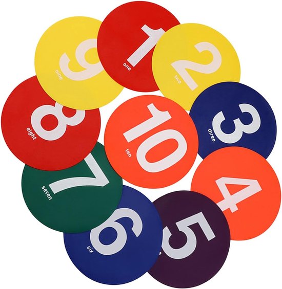 Sportoefenkegels - Trainingsschijven - Sporttraining Verbeteren - Antislip Ontwerp - 23 cm Diameter - Felgekleurd — afbeelding 5