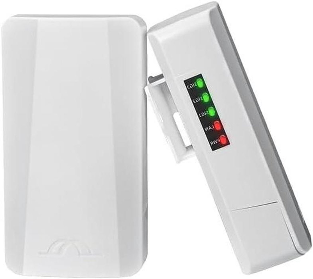 Draadloze WiFi Brug - Point to Point WiFi - Internet Verbinding Maken - IP64 Waterdicht - 2 km - Wit