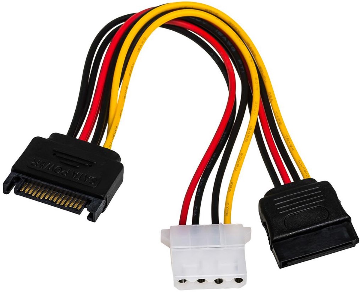 Akyga Adapterkabel Voor Sata Hdd Ssd Molex 015M Snelle Overdracht