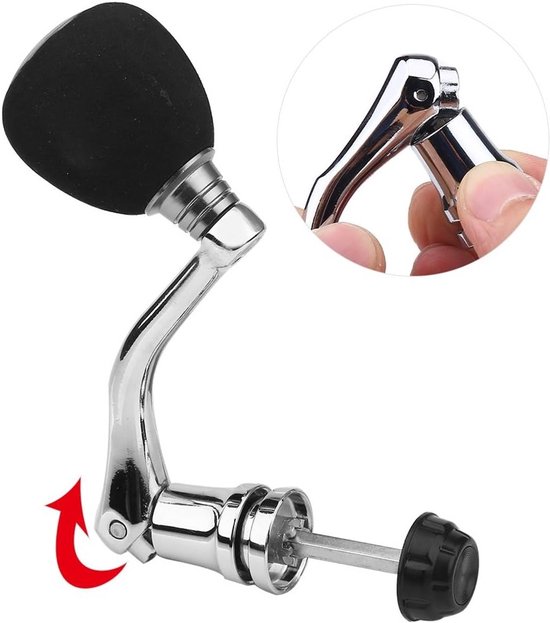 Barbell bar Spinning Fishing Baitcasting Handgrepen Vervangingen voor Series 2000/3000/4000/5000/6000 - Geschikt voor Abu Garcia en Daiwa Visuitrusting — afbeelding 4