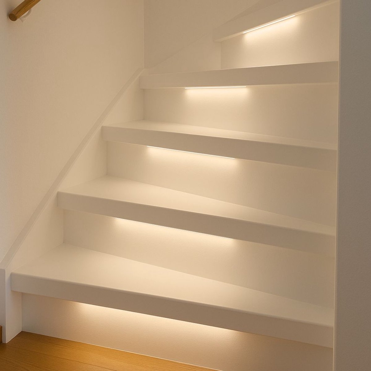 LED Trapverlichting set met bewegingssensor - Warm Wit Licht - voor max. 16 treden