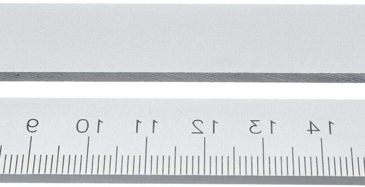 Omgoods - Liniaal - 0-200mm Metalen Meetlat voor Houtbewerking