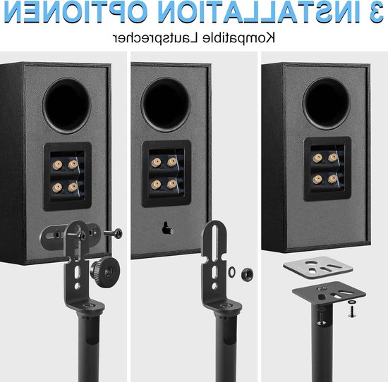 Luidsprekerstandaard Set van 2 - verstelbare speaker standaards — afbeelding 5