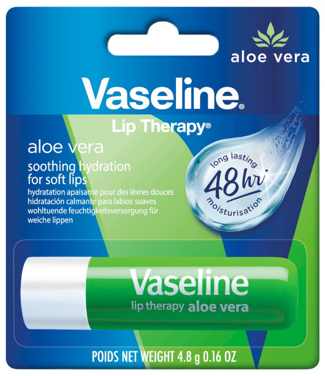 Vaseline Aloë Vera lippenstift Transparant Crème 4 g