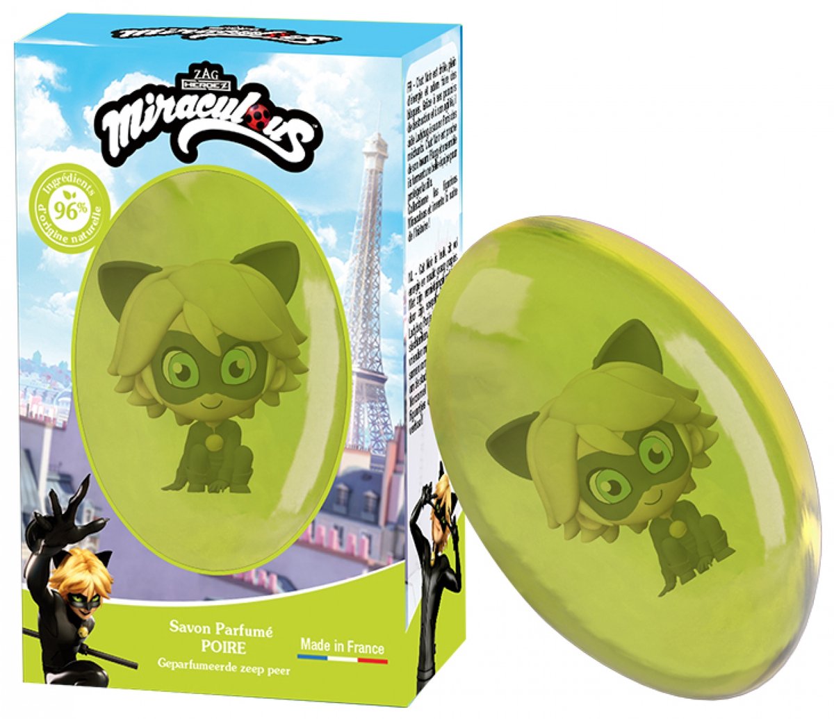 Le Comptoir du Bain Miraculous Geparfumeerde Zeep 75 g (Geur : Zwarte Peer)