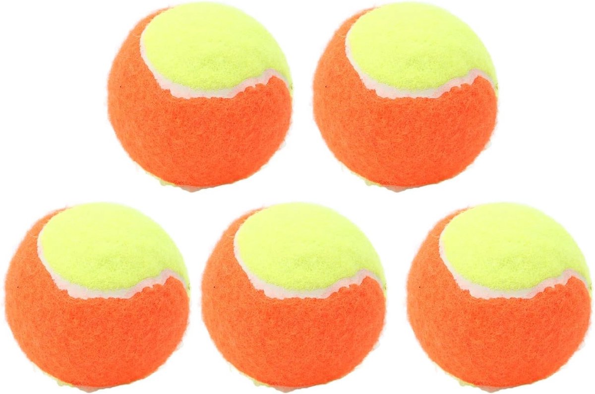 Set van 5 Tennisballen voor Wateractiviteiten - Drukverlagende, Elastische Squashballen met Goede Veerkracht en 6 cm Diameter