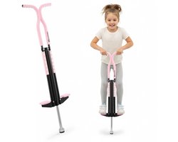 HyperMotion HYP54 Jumper P – Pogo Stick voor Kinderen – Tot 50 kg – Anti-Slip Voet – Roze