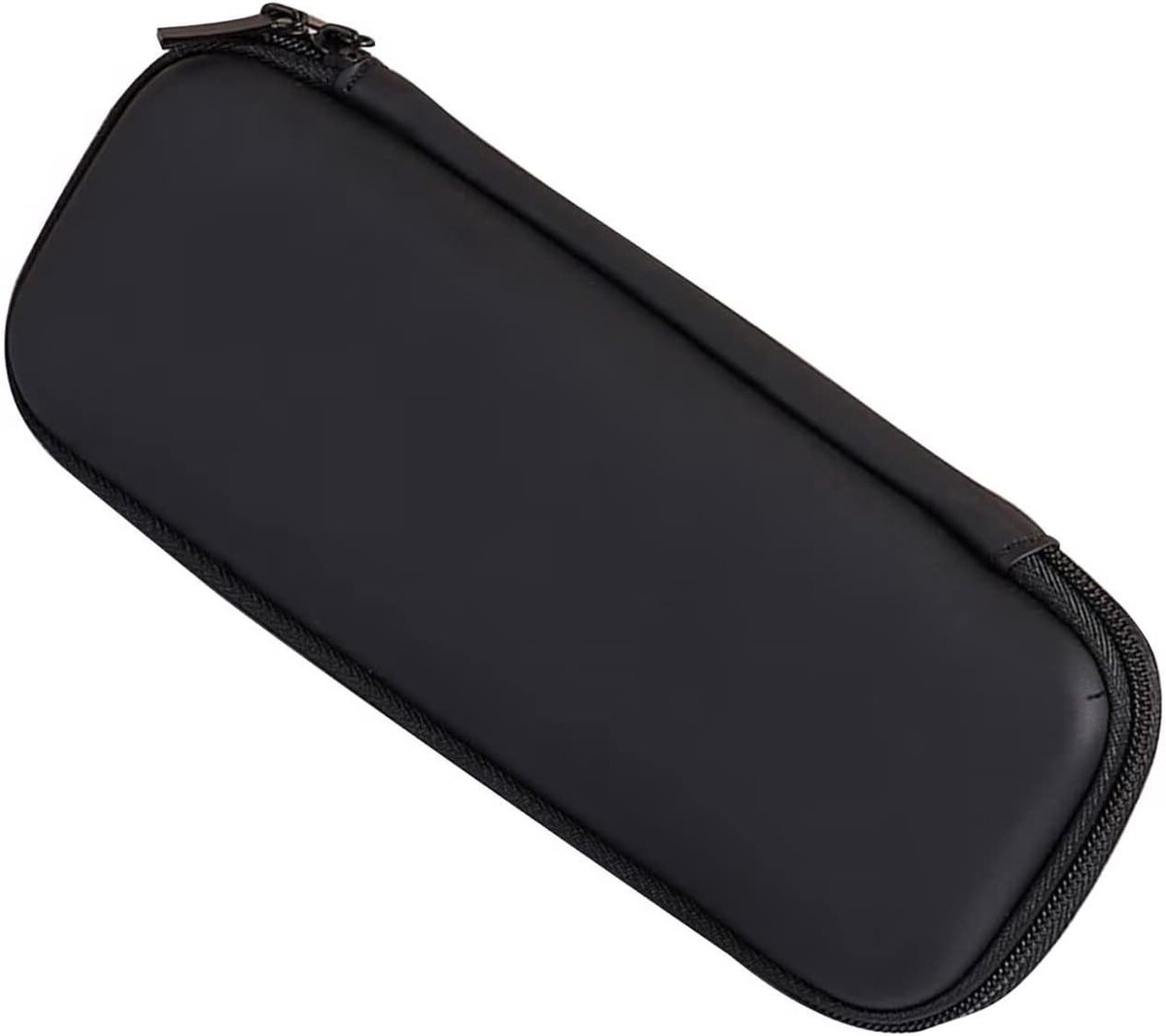 Draagbare Make-up Borstelhouder en Pennenhouder voor School en Reizen, Zwart 21x7.5cm