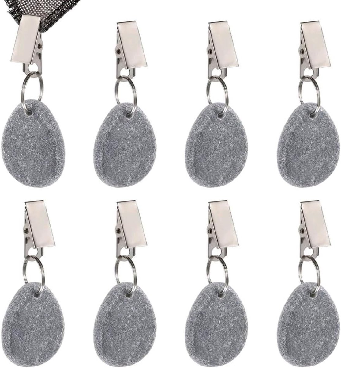 Tafelkleedklemmen Druppelvormig Gewichten Set van 8 - Buiten en Binnen Gebruik