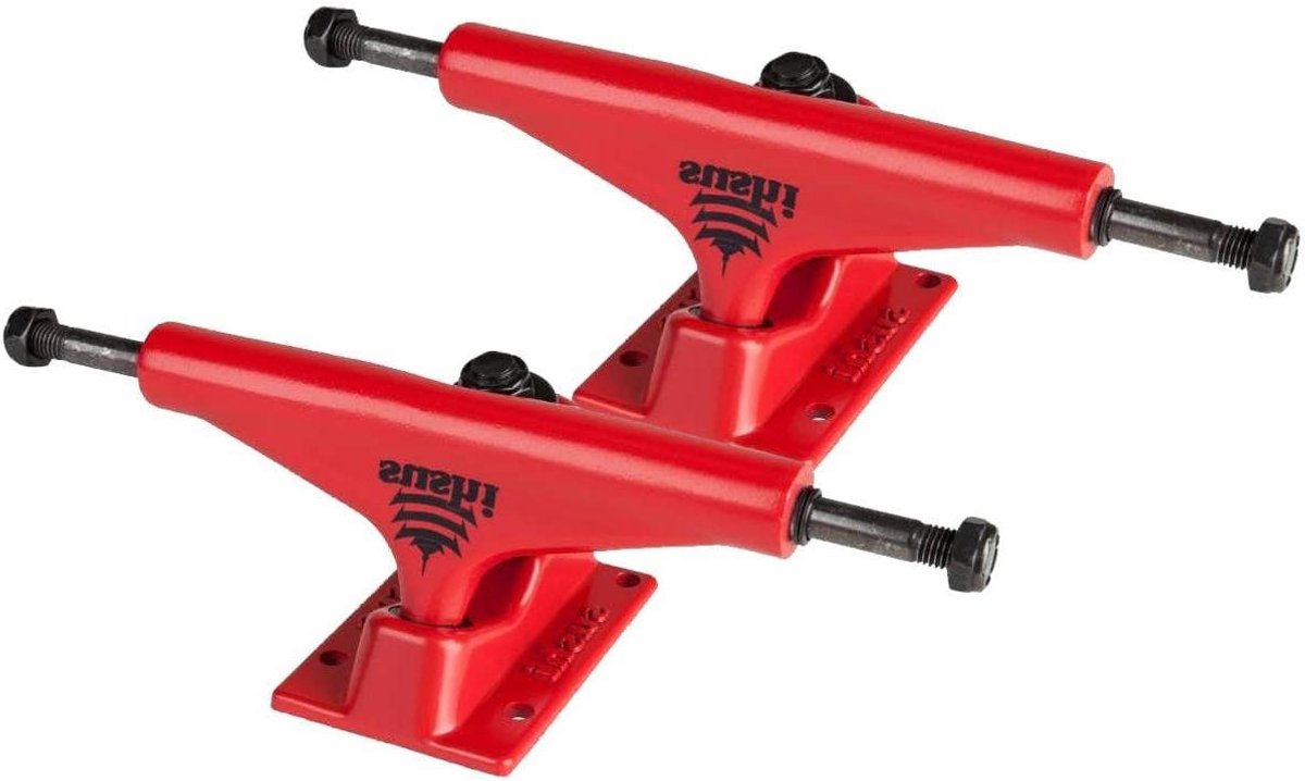 Sushi Rode Pagode 5.25 Inch Single Skateboard Vrachtwagen Rood