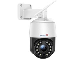 Ctronics 4K 8MP 5X optische zoom, WLAN-bewakingscamera, voor buiten, IP-camera, thuisbewaking, 2,4/5 GHz, wifi, detectie van mens/voertuig/bijwerking, 50 m, kleurrijk nachtzicht, metaal