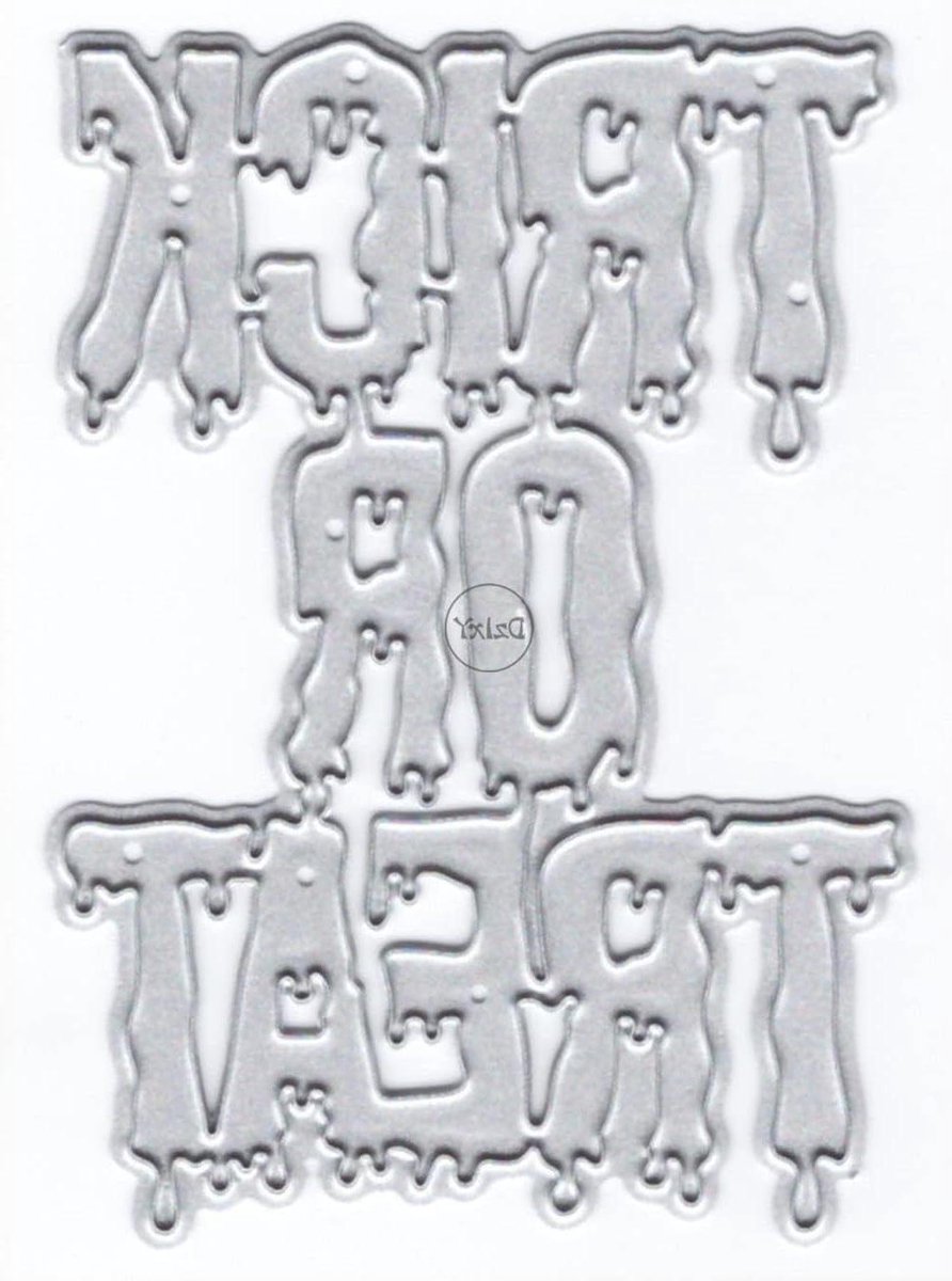 Metalen Snijmal - Papier Stans - Kaarten Maken - Koolstofstaal - 0.1-0.5 cm - Zilver
