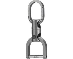 KeyUnity KM13 Rotatable Keychain With D-Ring For Men, Car - Titanium Key Organizer, Quick Release, Ka40l, One Size