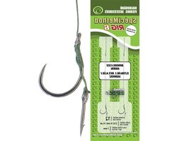 Haldorado SpéciMethod Rig 6, 8 cm weerhaakloze haak, maat 12, 0,10 mm vlechtlijn