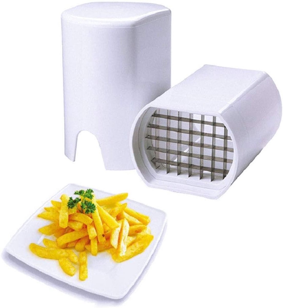 Multifunctionele Groentecutter voor Aardappelen en Fruit - Ideaal voor Frites, Sticks en Groenten in de Keuken