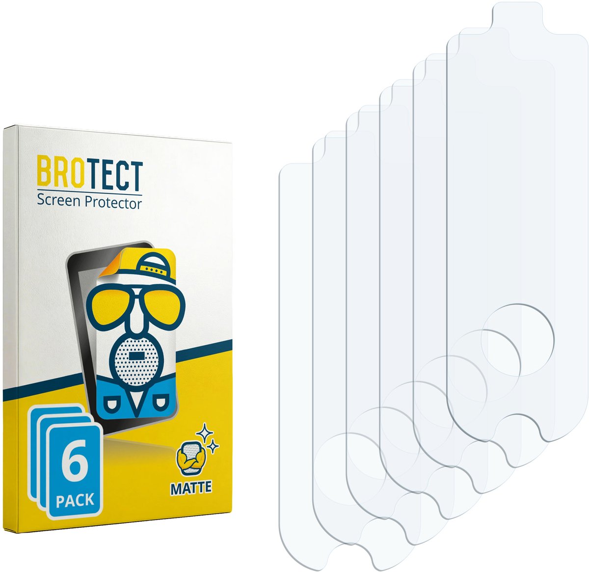 BROTECT - Screenprotector voor Segway Ninebot KickScooter MAX G2D - Folie Beschermfolie matte 6 Stuks – foto 6