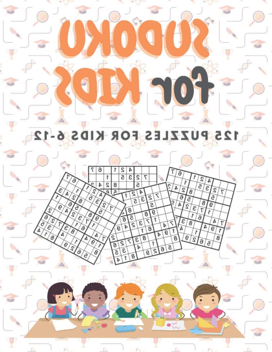 Sudoku voor Kinderen - Puzzelboek Logica - Geheugen Trainen - 125 Puzzels met Oplossingen - Large Print - Niet gespecificeerd