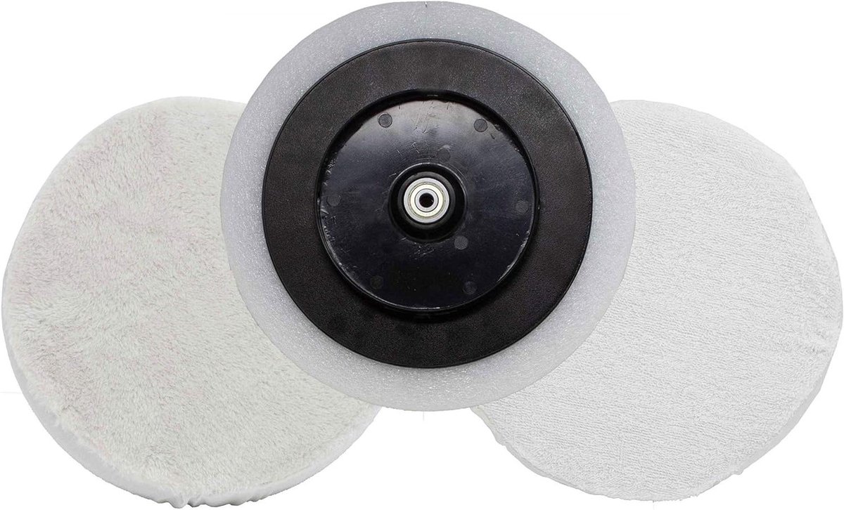 Polijstset - Polijstmachine accessoires - Auto polijsten - Drie delige set - 1 set - Rood